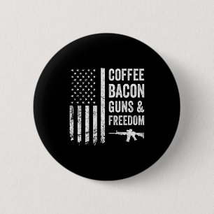 Kaffee Speck Waffen & Dom - Bbq Grill Lustige Button