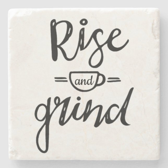 Kaffee Steinuntersetzer (Vorderseite)