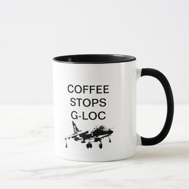 KAFFEE STOPPT G-LOC TASSE (Rechts)