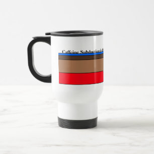 Kaffee-Subduktion im Gange Reisebecher