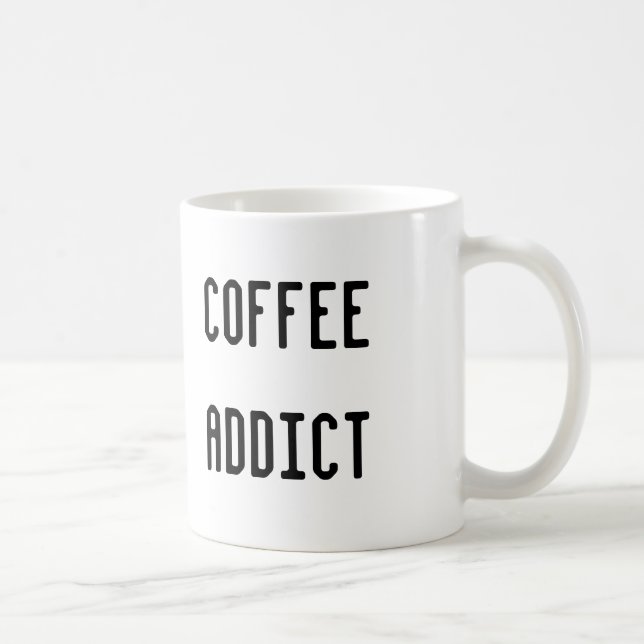 KAFFEE-SÜCHTIGER TASSE (Rechts)