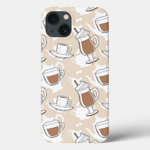 Kaffee, süßes Muster Case-Mate iPhone Hülle