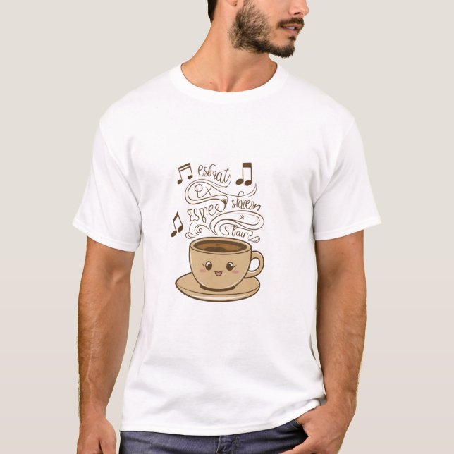 Kaffee T-Shirt (Vorderseite)