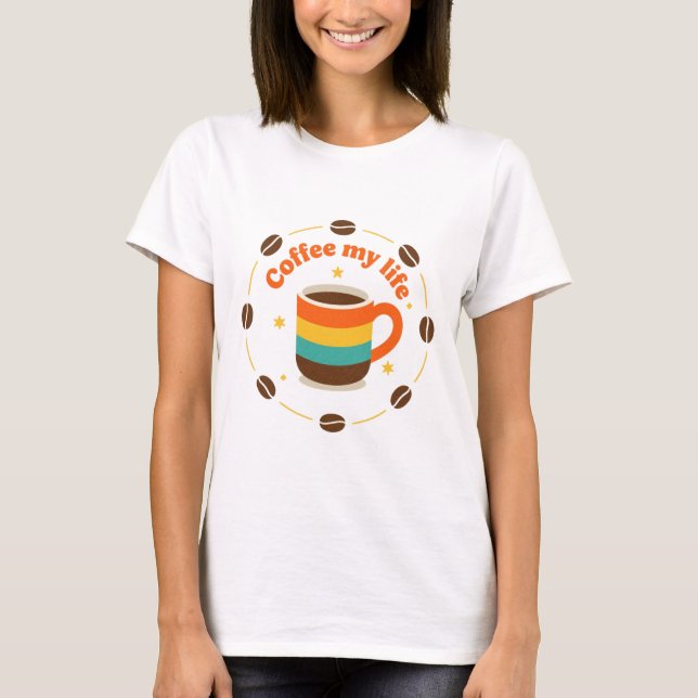 Kaffee T-Shirt (Vorderseite)