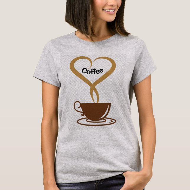 Kaffee T-Shirt (Vorderseite)