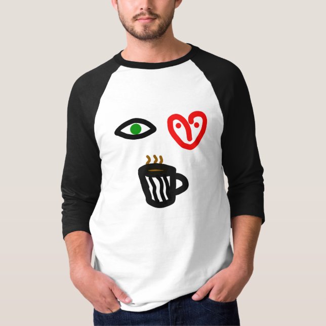 Kaffee T-Shirt (Vorderseite)