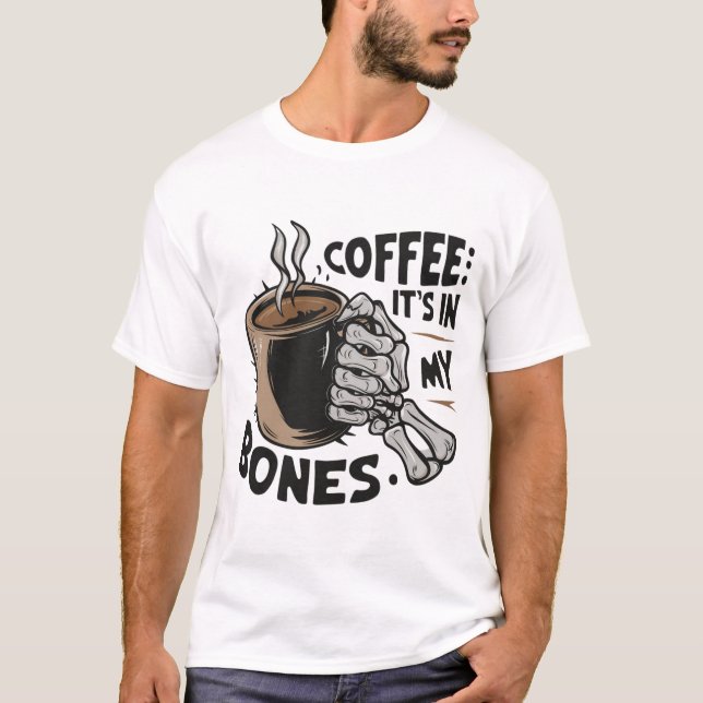 Kaffee T-Shirt (Vorderseite)