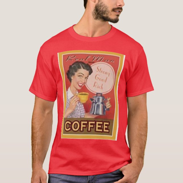 Kaffee-T-Shirt T-Shirt (Vorderseite)