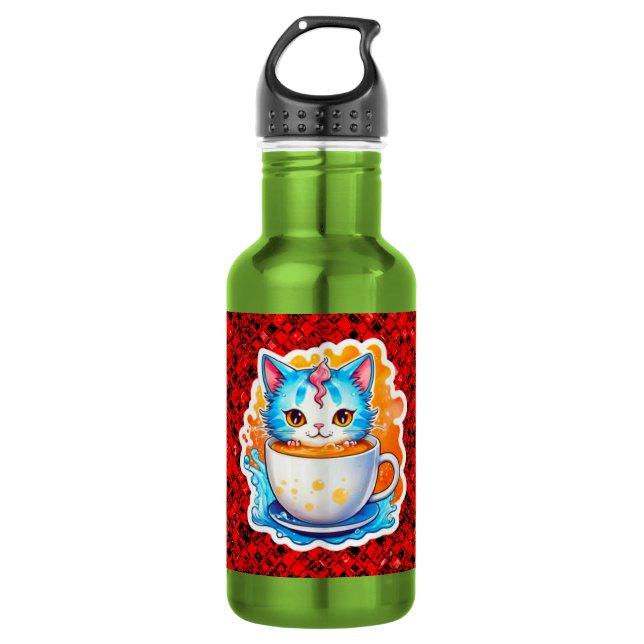 Kaffee-Tasse-94678 Edelstahlflasche (Vorderseite)