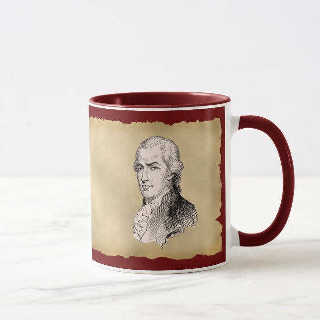 Kaffee-Tasse Alexanders Hamilton Tasse (Rechts)