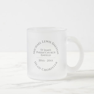 Kaffee-Tasse aus Frosted Glass für den Head Choris Mattglastasse