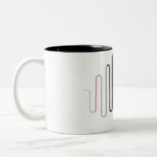Kaffee-Tasse aussingen Zweifarbige Tasse