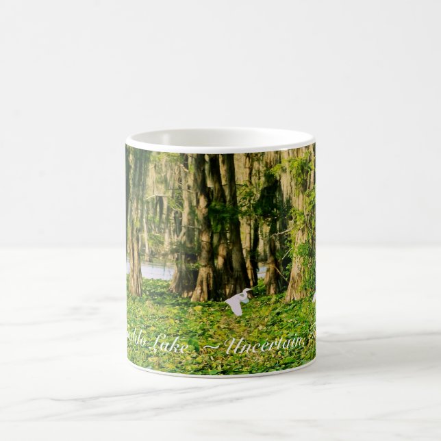 Kaffee-Tasse - Caddo Lake Cypress & Bird-001 Tasse (Mittel)