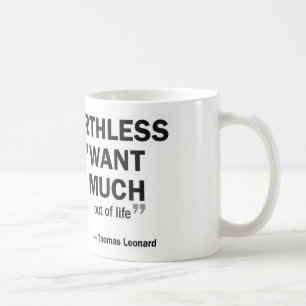 Kaffee-Tasse - 'Coaching ist wertlos… " Tasse