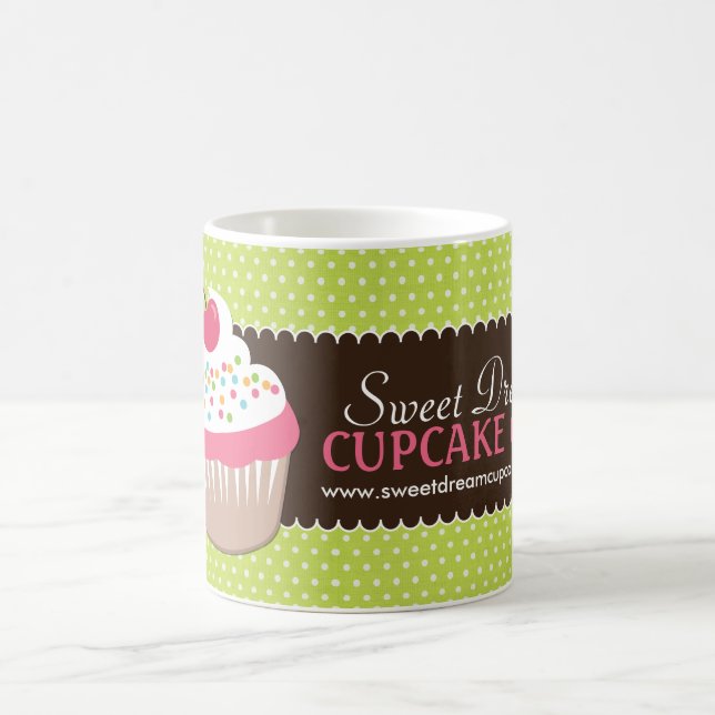 Kaffee-Tasse Customizable Cupcake Company Tasse (Mittel)