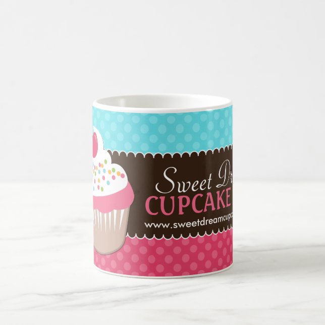 Kaffee-Tasse Customizable Cupcake Company Tasse (Mittel)
