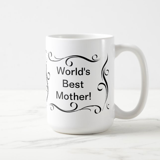 "Kaffee-Tasse der besten" Mutter der Welt Tasse (Rechts)