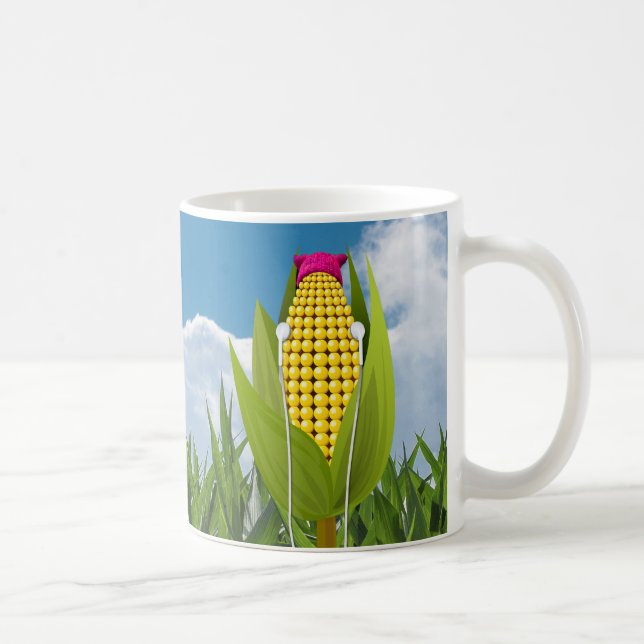 Kaffee-Tasse - der Cornfield-Widerstand Kaffeetasse (Rechts)