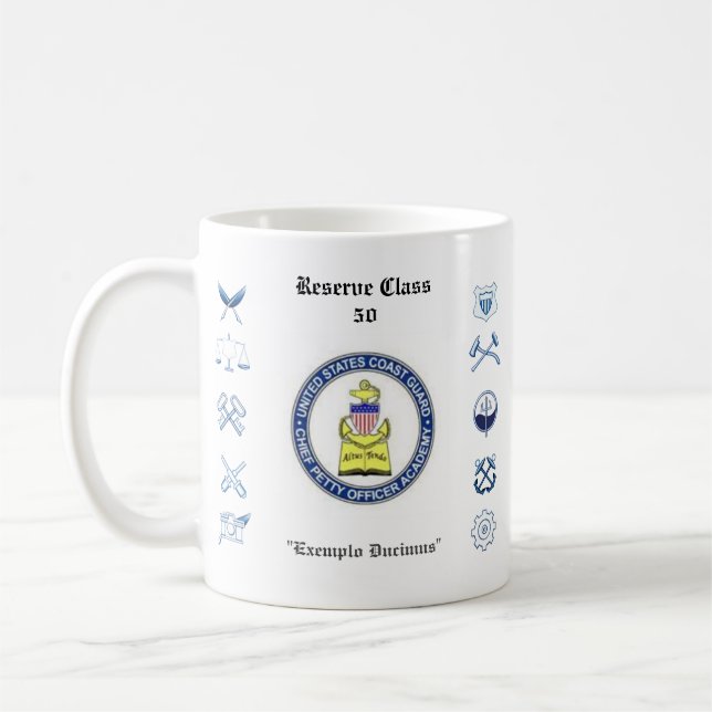 Kaffee-Tasse der CPOA Hochschulreserve-Klassen-50 Kaffeetasse (Links)