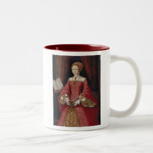 Kaffee-Tasse der Königin-Elizabeth Zweifarbige Tasse