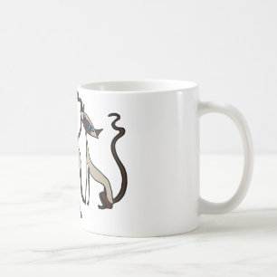 Kaffee-Tasse der siamesischen Katzen Kaffeetasse