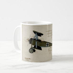 Kaffee-Tasse des Fokker-Dr 1 des Kämpfer-WWI Tasse