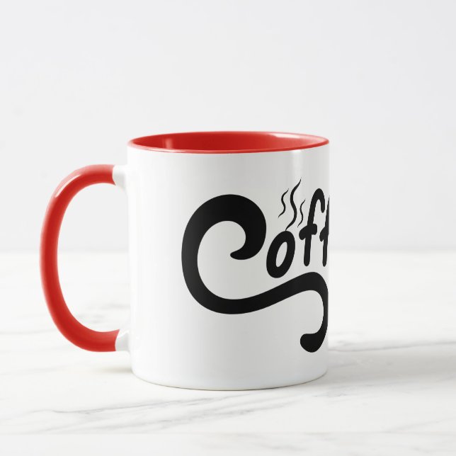 Kaffee-Tasse - Einfach Minimalistischer Kaffee-Cup Tasse (Links)