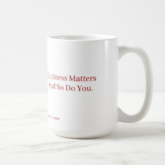 Kaffee-Tasse 'Freundlichkeit zählt' - Inspirierend Kaffeetasse