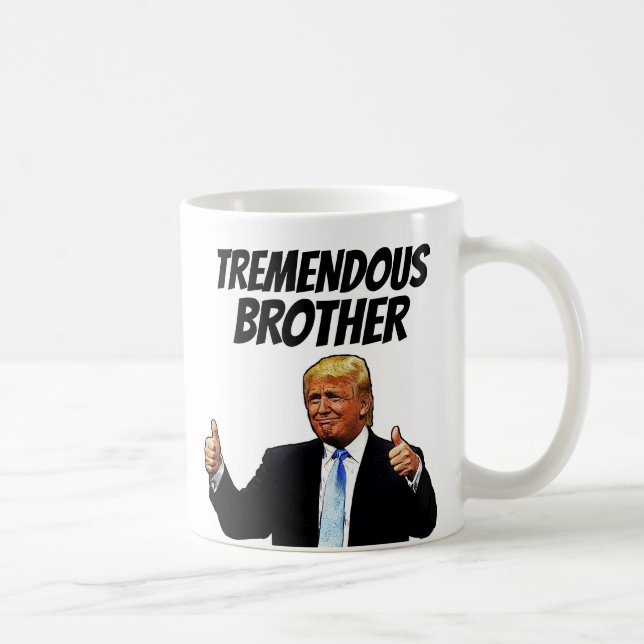 KAFFEE-TASSE, FUNNY TRUMP KAFFEETASSE (Rechts)
