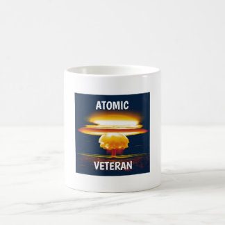 Kaffee-Tasse für Atomveteran mit Pilzwolke Kaffeetasse