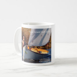 Kaffee-Tasse für Ziegen-Inselskiff-Kalender 2019 Kaffeetasse