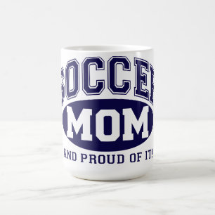 Kaffee-Tasse - Fußball-Mama und stolzes auf es! - Tasse