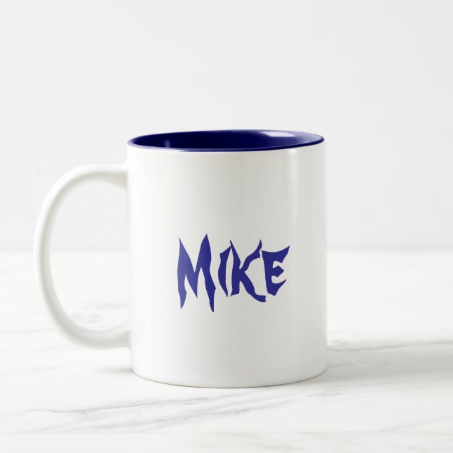 Kaffee-Tasse Ghost Hunters Inc. Zweifarbige Tasse (Links)