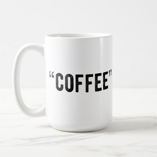 "Kaffee" Tasse - ist es wirklich Kaffee? (Links)