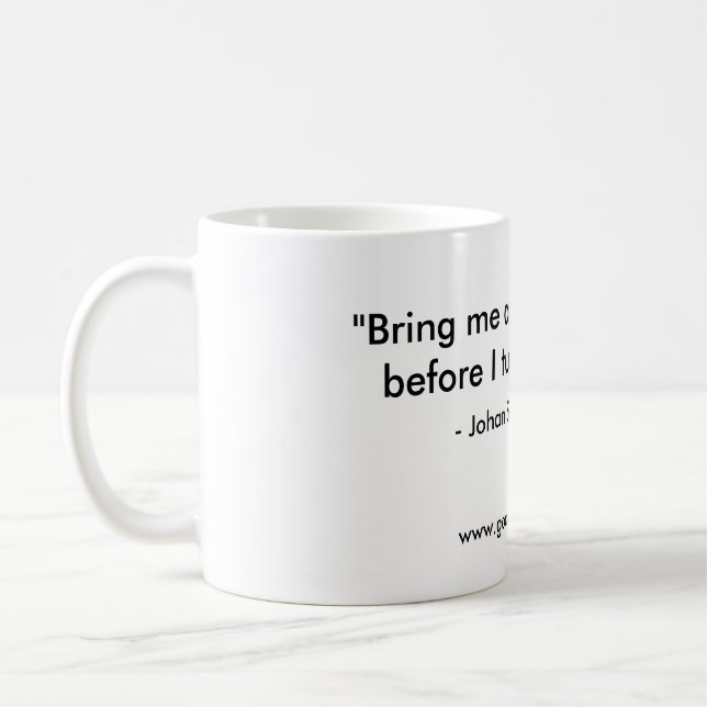Kaffee-Tasse Johan Sebastian Bachs Tasse (Links)