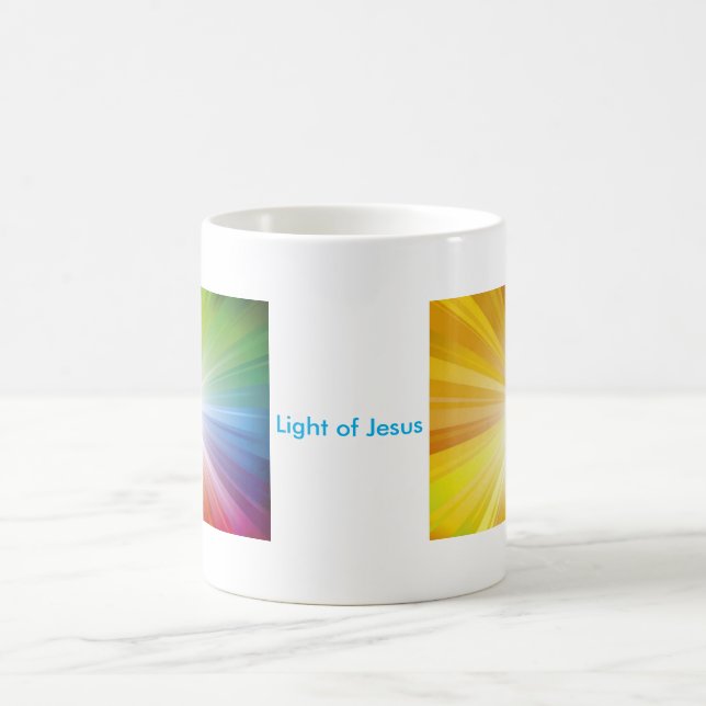 Kaffee-Tasse/Licht von Jesus Kaffeetasse (Mittel)