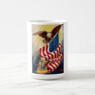 Kaffee-Tasse mit ADLER-VERTEIDIGENfreiheit Kaffeetasse