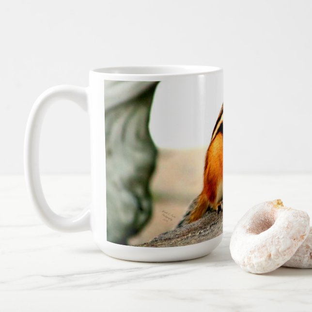 Kaffee-Tasse mit Chipmunk-Foto Kaffeetasse (Mit Donut)