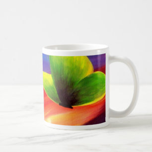 Kaffee-Tasse mit der Schmetterlings-Malerei-Kunst Tasse