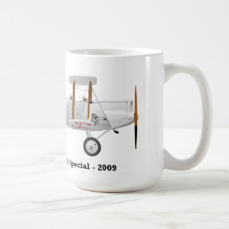 Kaffee-Tasse mit einem Doppeldecker auf ihm Tasse