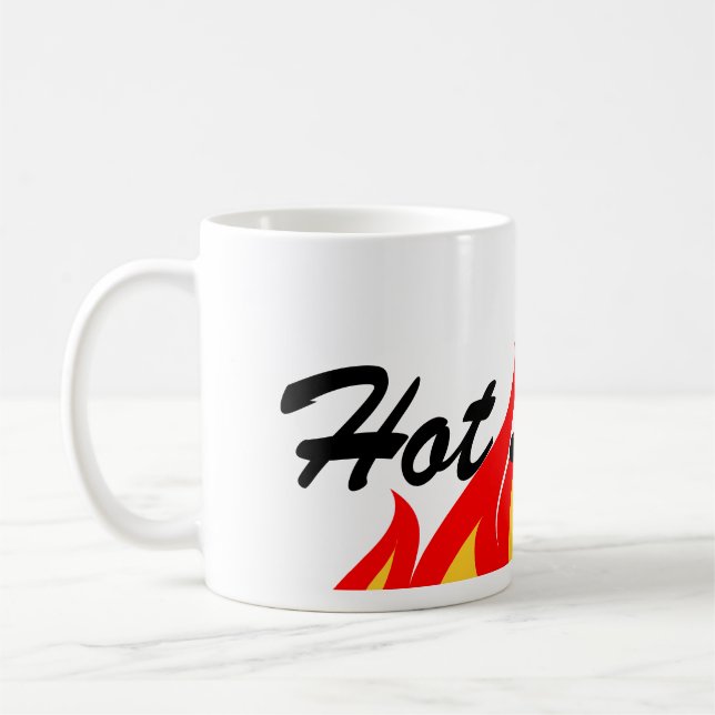 Kaffee-Tasse mit Feuerbrand Kaffeetasse (Links)