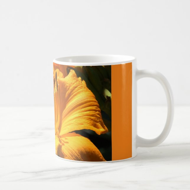 Kaffee-Tasse mit gelber Lilie Kaffeetasse (Rechts)