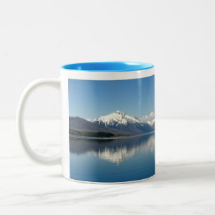 Kaffee-Tasse mit Glacier National Park Picture Zweifarbige Tasse