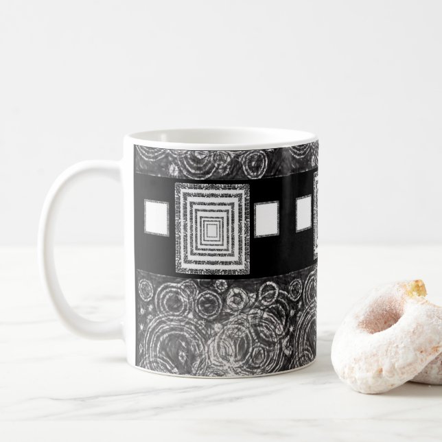 Kaffee-Tasse mit heißer Schokolade Tasse (Mit Donut)