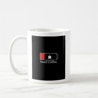 Kaffee-Tasse mit niedrigem Batteriebedarf - Funny Kaffeetasse