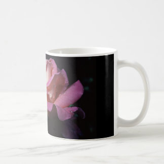 Kaffee-Tasse mit rosa Rose Kaffeetasse