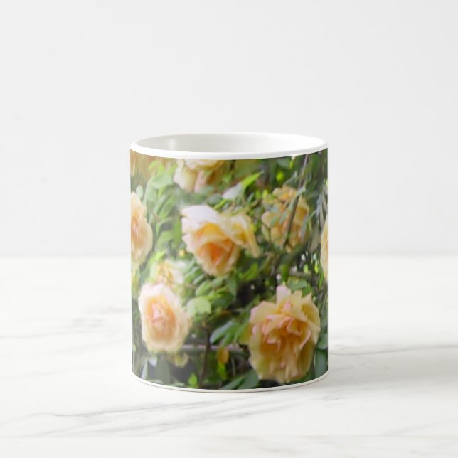 Kaffee-Tasse mit Rosen Tasse (Mittel)