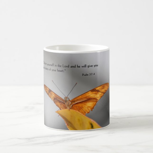Kaffee-Tasse mit Schmetterling Tasse (Mittel)