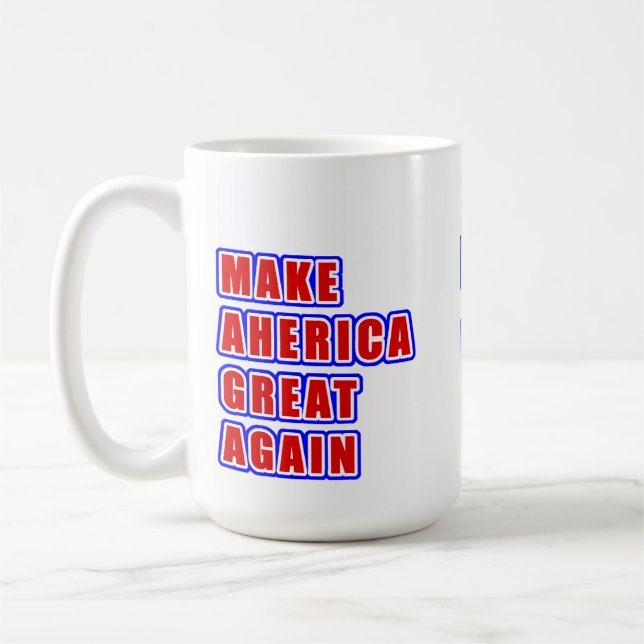 Kaffee-Tasse mit Trumps "KAMPF GEGEN"-Image! Kaffeetasse (Links)