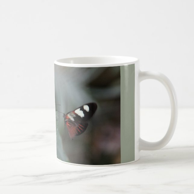 Kaffee-Tasse mit zwei Schmetterlingen Tasse (Rechts)